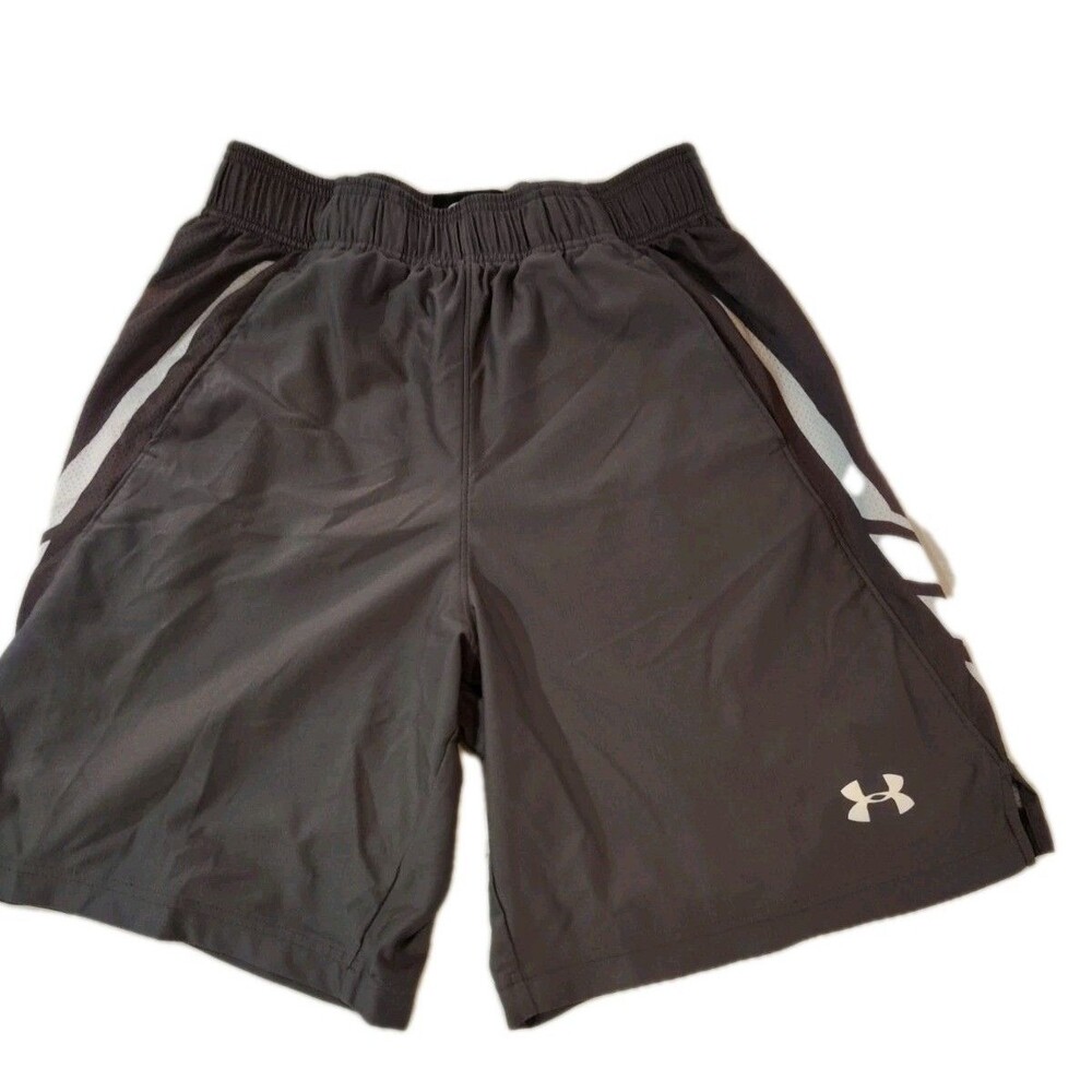 UNDER ARMOUR Select Basketball Shorts Heatgear Medium Loose Gray